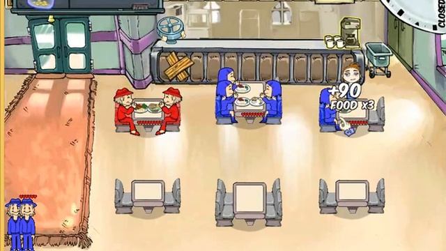 Diner Dash Gameplay, Flo's Career Level 1-10 Expert Score. смотреть онлайн