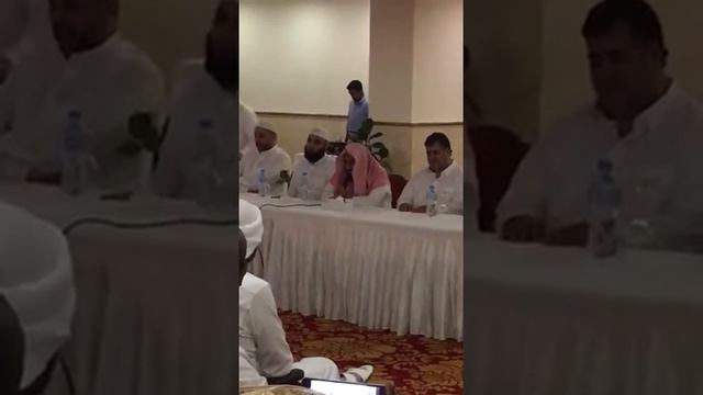 Встреча с АбдуЛлах Джухайни имамом Аль Харам в Мекке