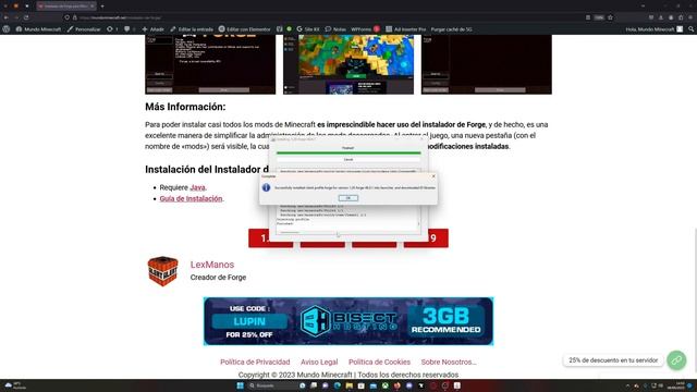 COMO DESCARGAR FORGE para Minecraft 1.20.2 | Instalar MODS en Minecraft 1.20.2 (MUY FÁCIL) смотреть онлайн