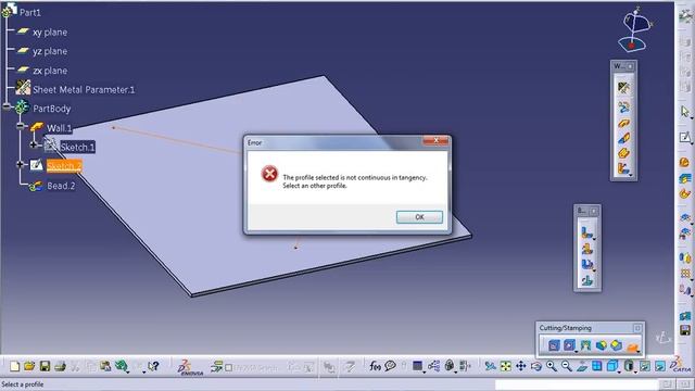 Catia V5 Tutorial|Bead Stamp With/without Fillet|Sheetmetal Workbench