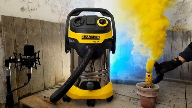 ✅ Aspirateur Karcher WD 6 P Premium EP1 - ASMR et fumigène jaune Karcher WD6 смотреть онлайн