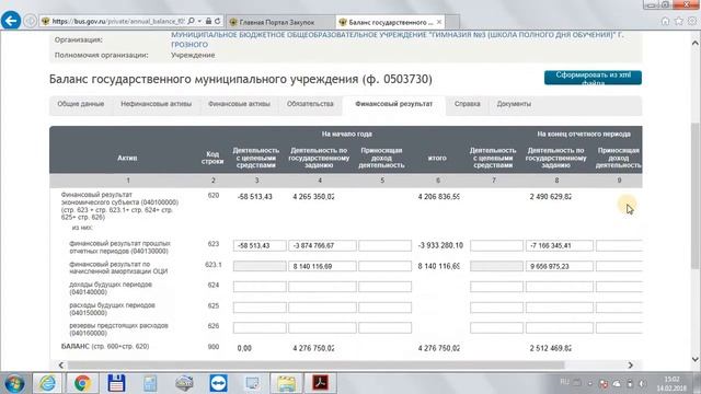 БАЛАНС ГОСУДАРСТВЕННОГО МУНИЦИПАЛЬНОГО УЧРЕЖДЕНИЯ смотреть онлайн