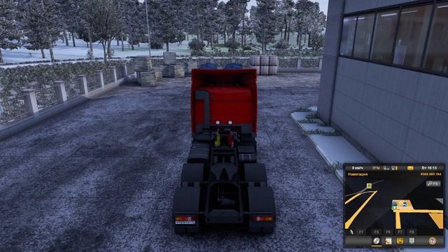 Звук двигателя в Euro Truck Simulator 2. (Ролик для автора канала Balamut Posadskiy)