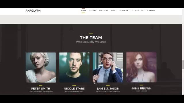 ANAGLYPH One page Multi Page WordPress Theme +Download Link смотреть онлайн