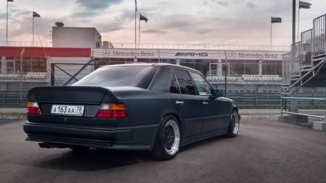 Tuning Mercedes Benz W124 AMG Black смотреть онлайн