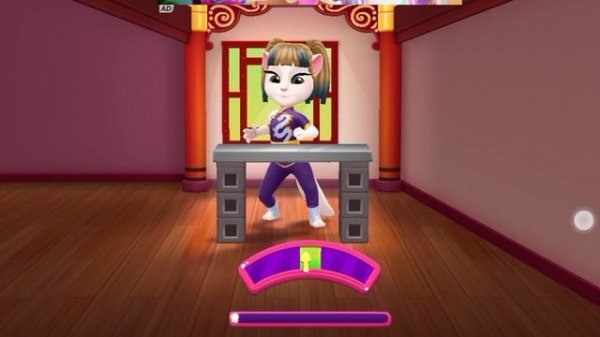 New Martial art studio My talking Angela 2 new update game play with landscape. Day 5