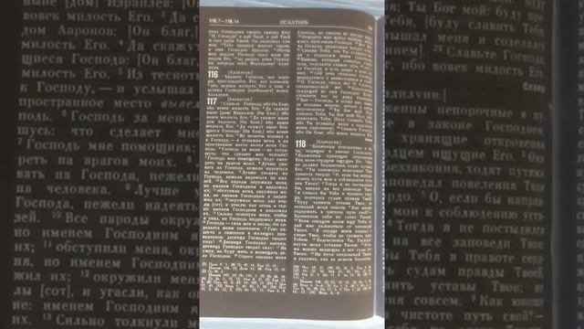 ПСАЛТИРЬ - каф. 17 (псалом 118) смотреть онлайн