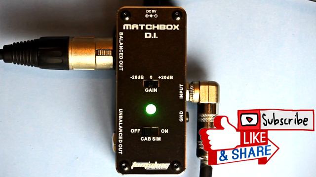 How to record Guitar and Bass without amp - MATCHBOX D.I. Demo смотреть онлайн