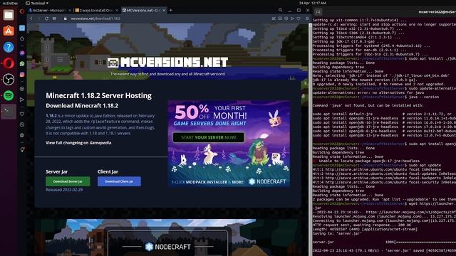 How To Setup A Minecraft Server In A Virtual Machine (Linux/Windows) [Quick And Easy Guide Azure] смотреть онлайн