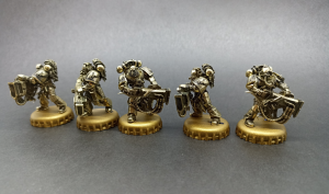 Warhammer 40000.Шумовые десантники из металла.