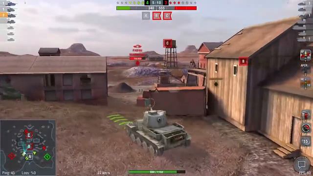 World of Tanks Blitz - Interesting defeat in Bakirova смотреть онлайн