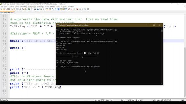 Wireless Sensor Node Addressing: Python смотреть онлайн