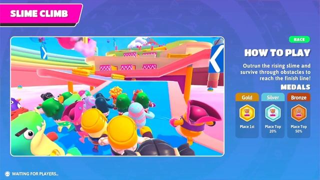 Tip Toe Champs! Fall Guys #1 смотреть онлайн