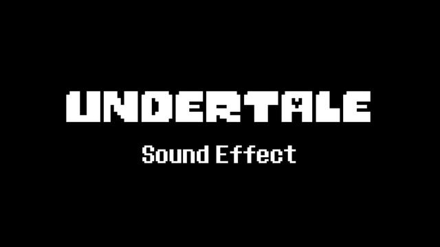 Undertale Sound Effect - Pushing A Button In Battle