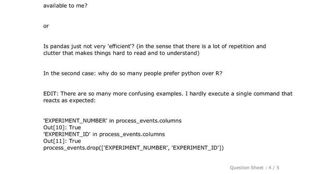 Pandas : Simple data operations: R vs python смотреть онлайн
