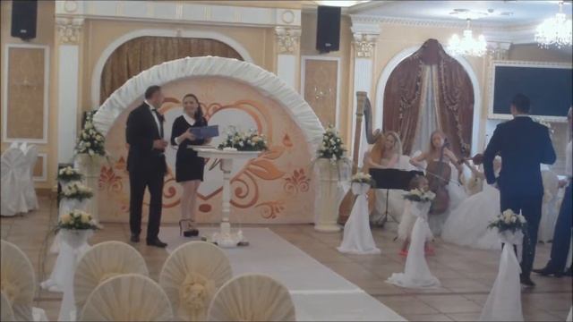 Выездная регистрация-Трио арфа,виолончель,скрипка смотреть онлайн