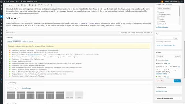 Using the Yoast SEO Plugin to write 'on purpose' смотреть онлайн