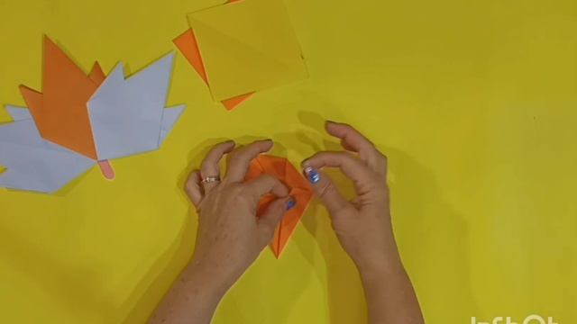 "Кленовый лист" в технике оригами смотреть онлайн