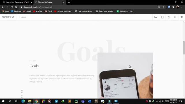 Noah : Free Bootstrap 4 HTML5 Personal Landing Page Website Template смотреть онлайн