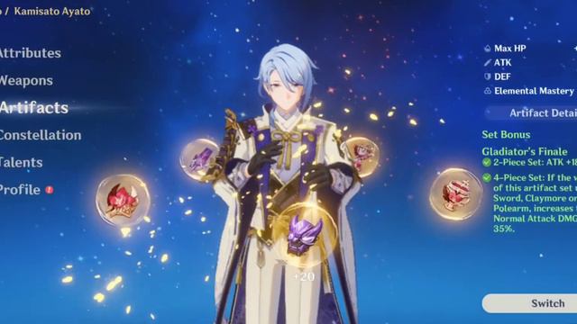 F2P Ayato 100% crit rate build | Genshin Impact смотреть онлайн