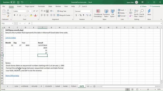 20 Essential Excel Functions with Downloadable Reference Guide смотреть онлайн