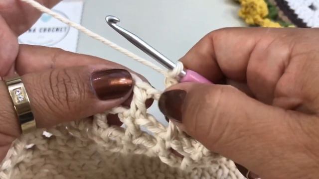 Sousplat TULIPA Econômico Por Vana Crochet - Jogo Americano De Crochê TULIPAS - Crochet Tutorial