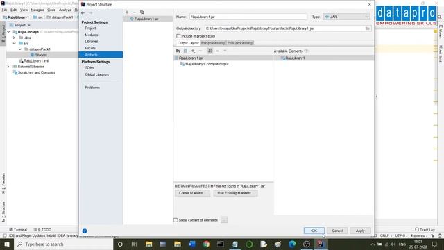 How to create and add JAR file in IntelliJ IDE | Java Tutorial | Java Programming смотреть онлайн