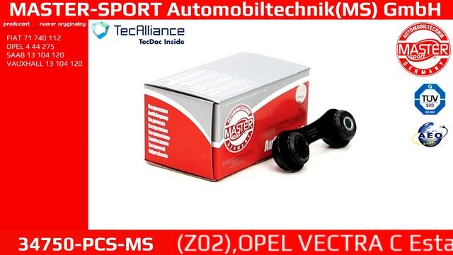 34750-PCS-MS | ROD/STRUT,STABILISER | Master-Sport-Automobiltechnik (MS) GmbH смотреть онлайн