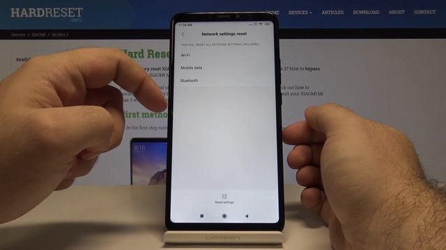 Reset Network Settings XIAOMI Mi Max 3 - Fix Network Settings смотреть онлайн