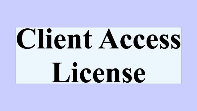 Client Access License смотреть онлайн