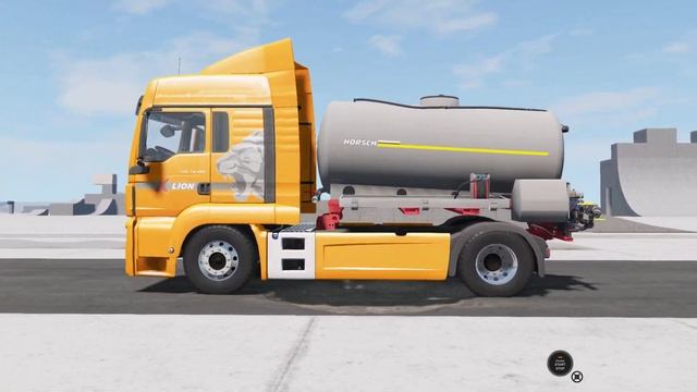 BeamNG Drive - MAN TGS Fertilizer Truck Suspension Test on the Gridmap V2 смотреть онлайн