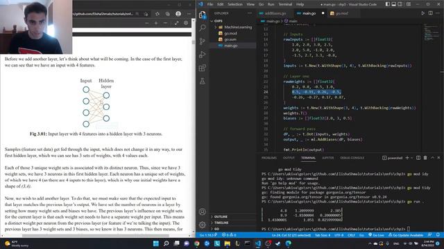 Golang - Neural Networks From Scratch - Part 5 - Adding A Layer смотреть онлайн