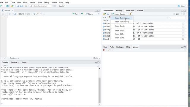 R Programming Tutorial: How to import data into r from excel by using r studio смотреть онлайн