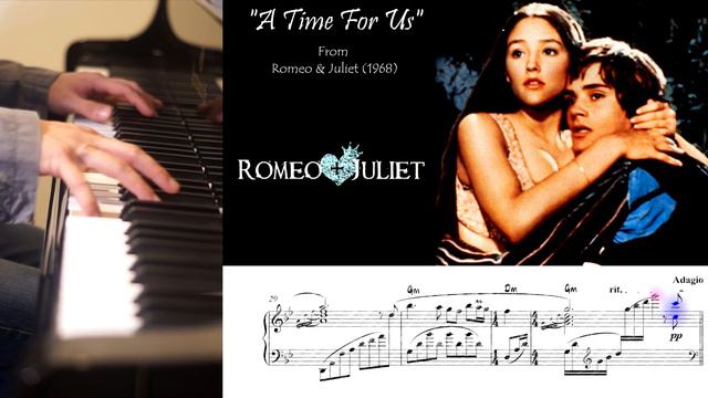 "A Time For Us" - Romeo & Juliet Piano cover смотреть онлайн
