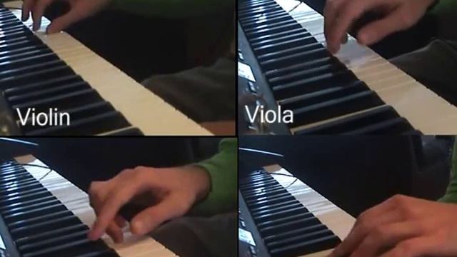 Eine kleine Nachtmusik Mozart Wolfgang Amadeus 4x piano split screen смотреть онлайн
