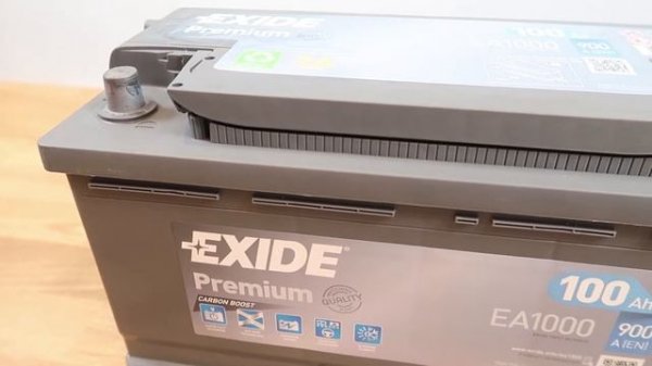 Автомобильный аккумулятор EXIDE Premium EA1000: обзор аккумулятора