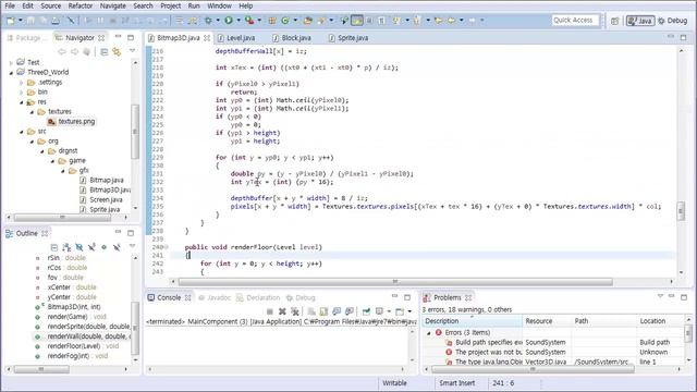 #10 Java 3D Rendering: Level Loading смотреть онлайн