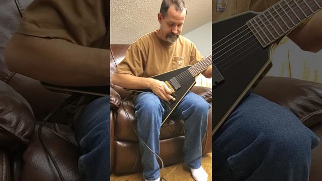 Schecter V7 Chris Howorth guitar смотреть онлайн