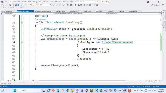 How to show Items with GroupName in Select List ASP.NET CORE смотреть онлайн
