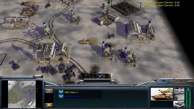 Command & Conquer: Zero Hour Reborn 1v1 Barren BadLands (Hard) смотреть онлайн