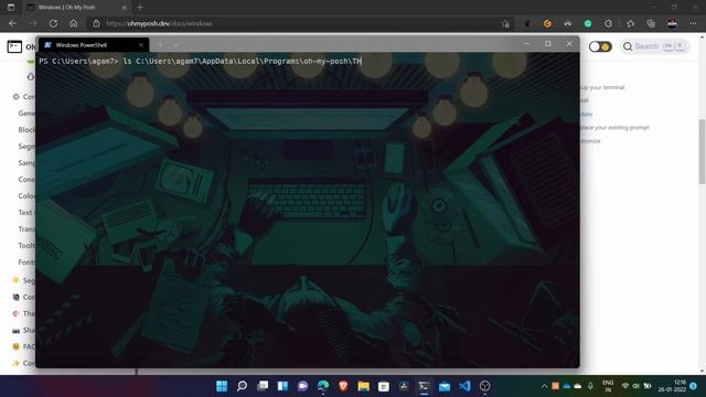 Make Windows PowerShell look Awesome with Themes! | Using Oh My Posh смотреть онлайн