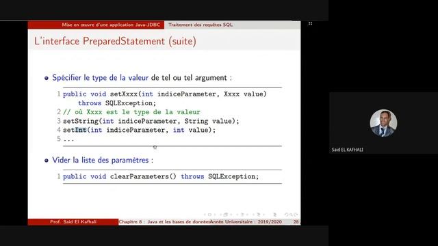 Java et les bases de données смотреть онлайн