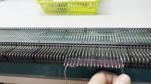 Красивый узор на вязальной машине Северянка