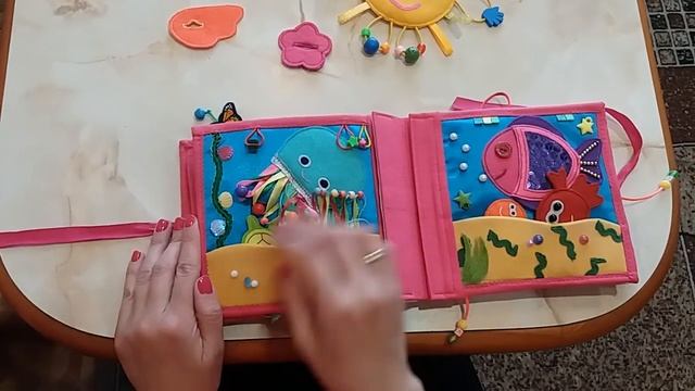 Развивающая книжка из фетра смотреть онлайн