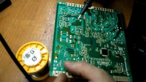 Ремонт электронного модуля стиральной машины Candy, Канди