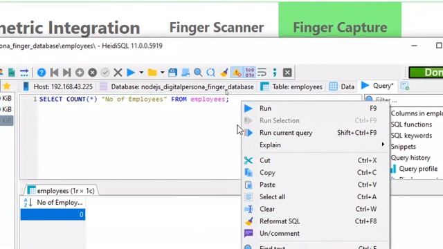 Node Web Biometric Registration DEMO - PART 1 смотреть онлайн