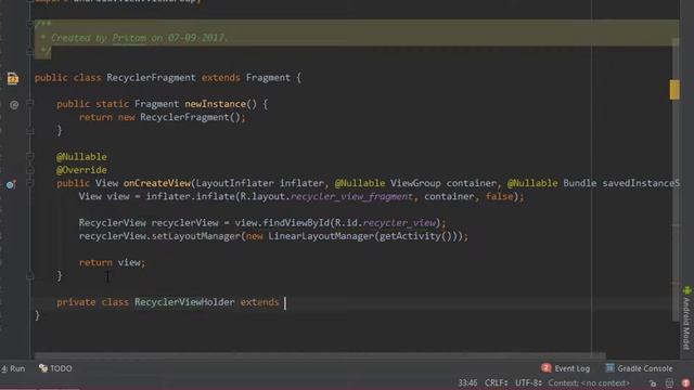 How to use RecyclerView with CardView using Fragment смотреть онлайн