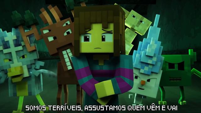 Muito abaixo do chão (Way Deeper Down) - Minecraft Animation [DUBLADO PT-BR] смотреть онлайн