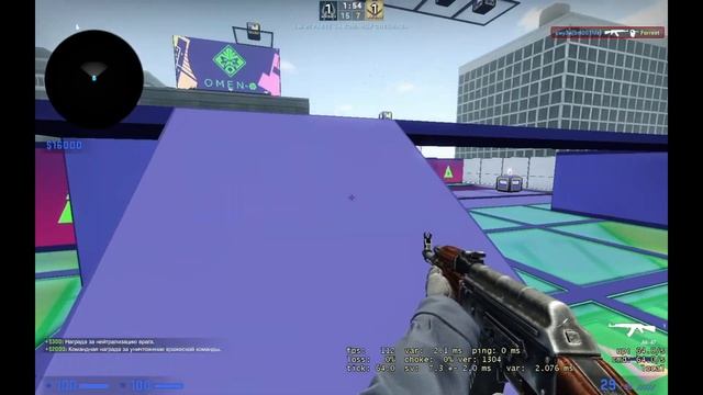 1 на 1 Против Sasha_Youtube!!!!!!!!!!!!!!!! Aim Blast RGB(VScript) Map by Xilver CS GO #8 смотреть онлайн