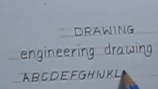 1.2-Lettering in Engineering Drawing: English Letters and Numbers смотреть онлайн